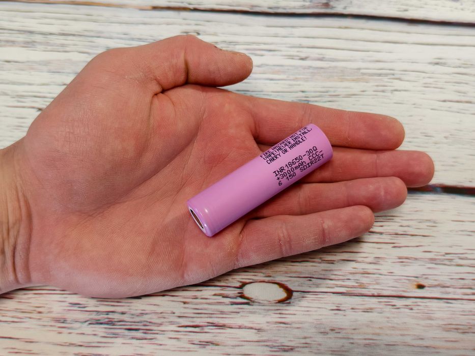 Акумулятор 18650 Samsung INR18650 30Q 3000 mAh 15A високоток