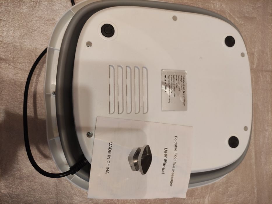 Складная массажная ванночка для ног с подогревом EasyFit