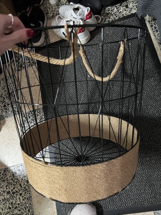 Cesto grande casa decoracao