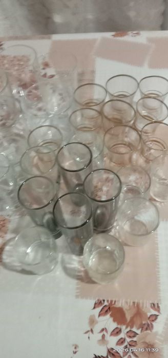 Стаканы бакалы рюмочки