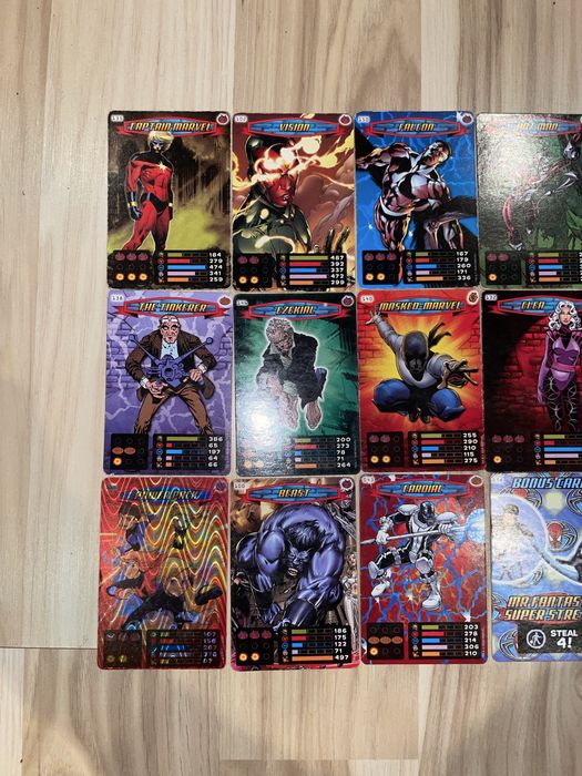 Zestaw kart Marvela