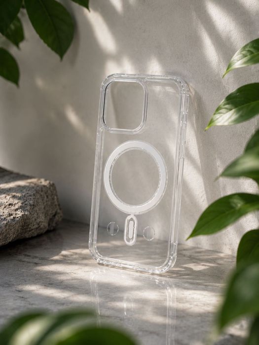 Capa Transparente MagSafe para iPhone — Nova