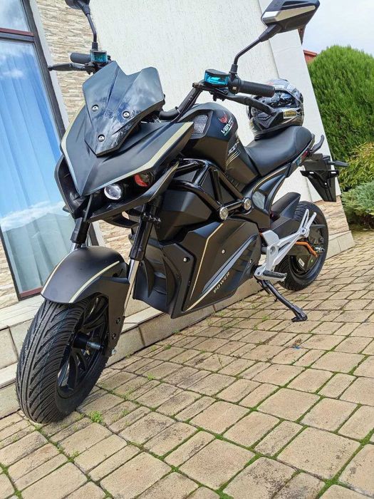 Електробайк PYTHON 2800Wt Права не треба Электро мотоцикл 2800W Black