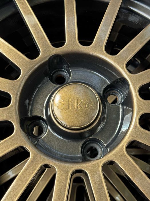 Диски ковані SLIK R16 з новою гумою літо / ET38 / 4x114.3 / DIA-67.1
