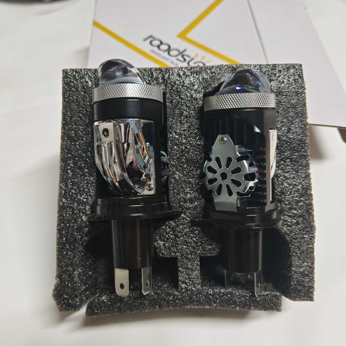 Світлодіодні Led лампи H4 P9 mini lens Bi-Led лінзи