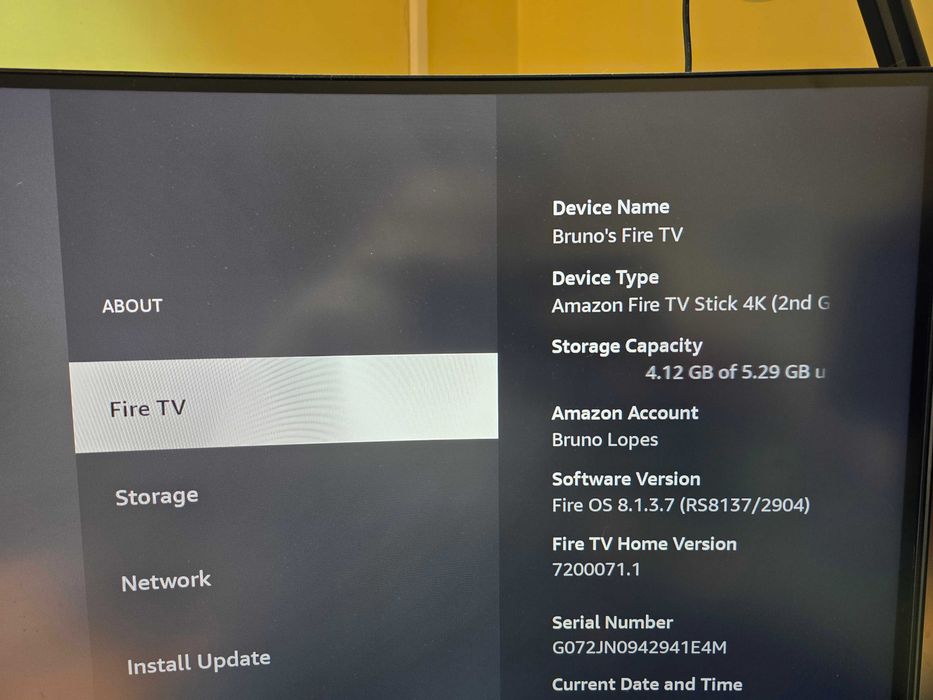 Amazon FireTV Stick 4k 2nd generation (8gb / wifi 6)