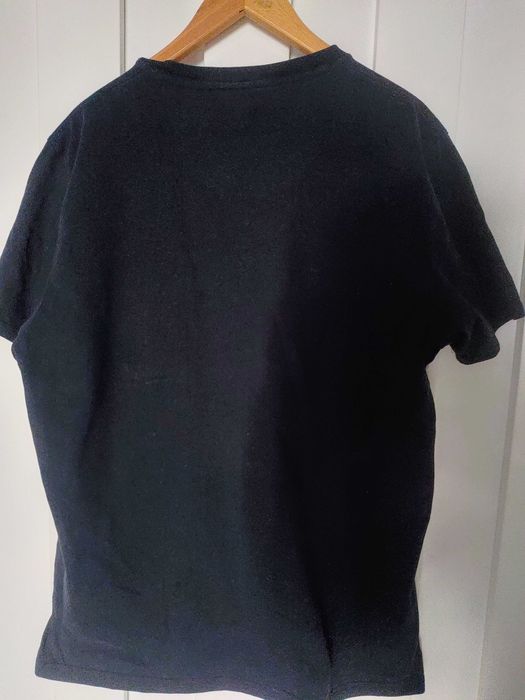 Granatowy T-shirt męski
