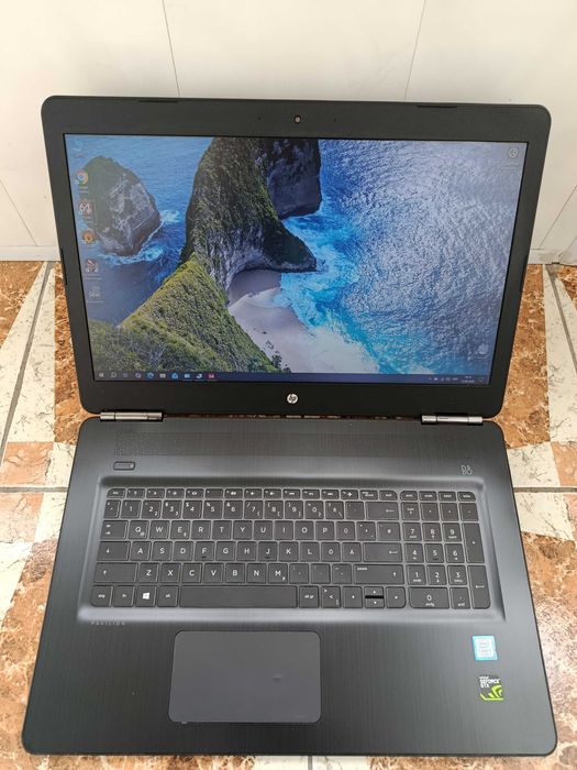 HP 17 (16GB+SSD 512GB+GTX 1050TI+i7-7700HQ) ігровий ноутбук