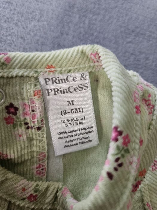 Dziewczęca sukienka PRinCe&PRinCeSS.  Rozmiar 3-6 mscy