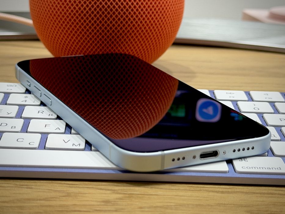 iPhone 15 256GB Blue Без блокувань (АКБ 100%, No Face ID)