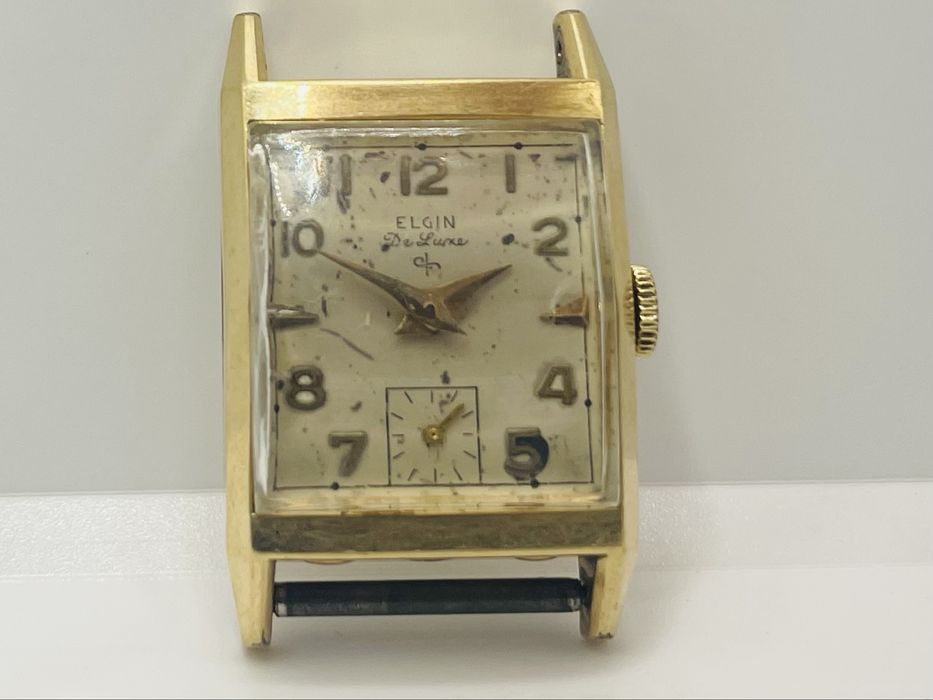 Elgin pozłacany gold filled stary zegarek vintage