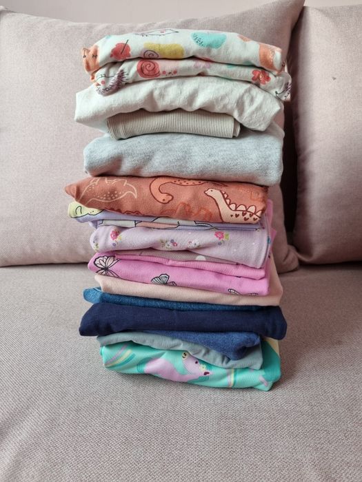 Zestaw paka ubranek dla dziewczynki Zara h&m Next 110