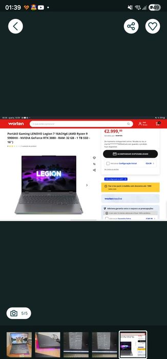 Lenovo legion 7 rtx 3080