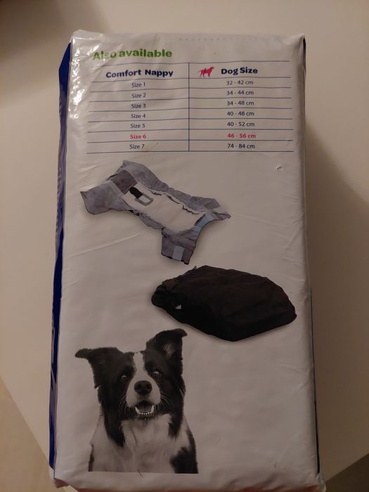 Fraldas para cão Savic tamanho 6