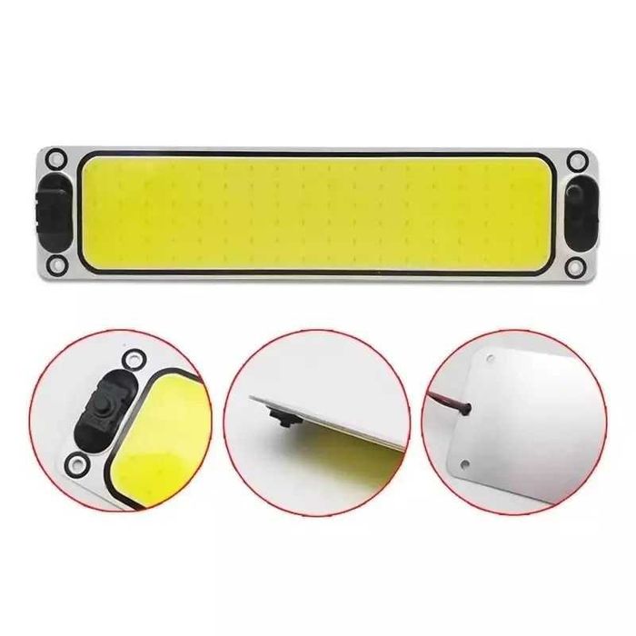 LED Светильник 12-24V COB (108 диодов) для дома, квартиры, авто