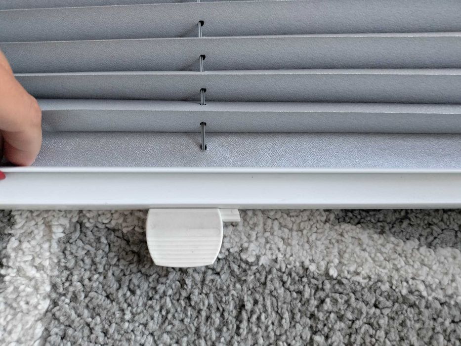 Roleta plisa szara sztuk dwie