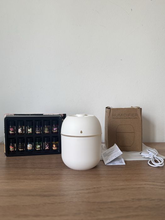 Difusor de Aromas + 12 óleos essenciais