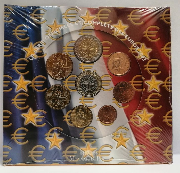 Moedas 2 Euros Proof e Carteiras Bnc França