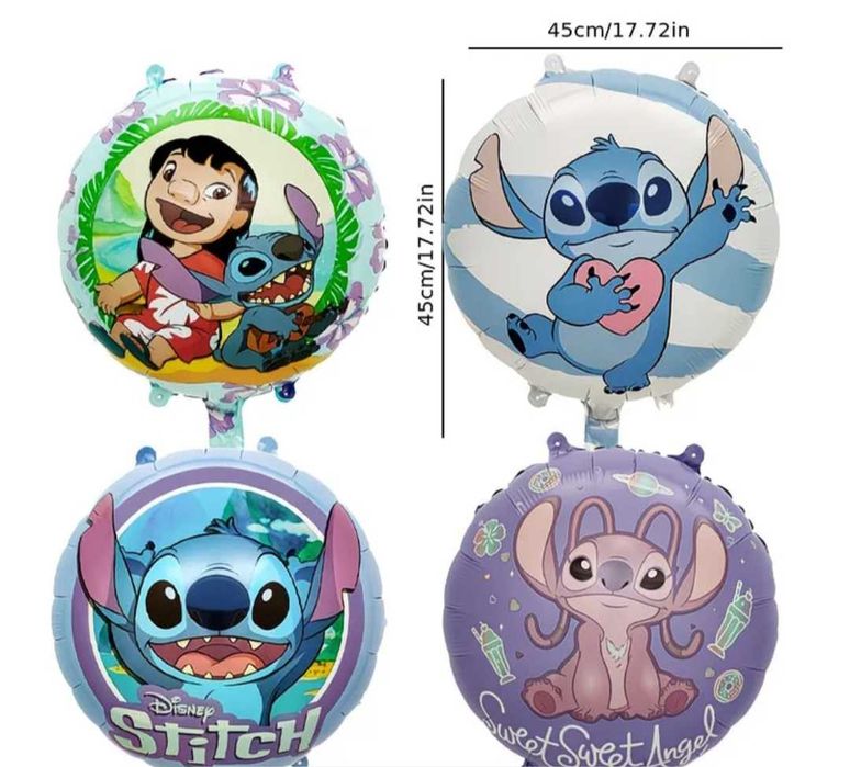 Balony Foliowe Lilo i Stitch 4el.