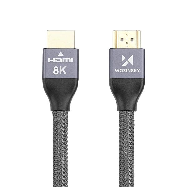 Wozinsky kabel HDMI 2.1/8K 60 Hz 48 Gbps / 4K 120 Hz / 2K 144 Hz 1m sr