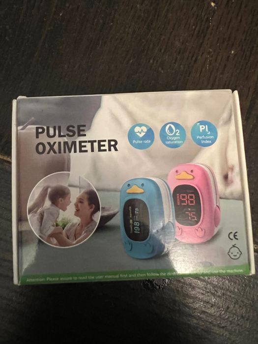 Pulsoksymetr napalcowy - Pomiar Tętna i Nasycenia Krwi Tlenem (SpO2)