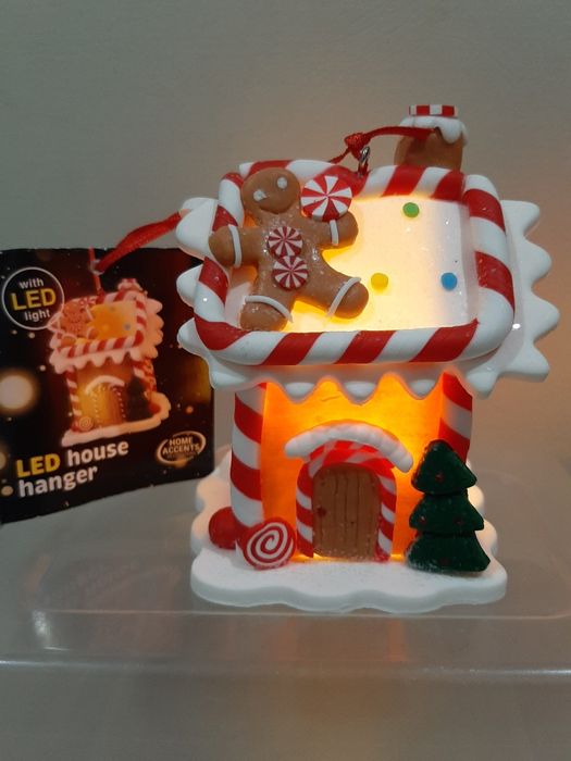 Casinha de gengibre com Led