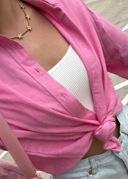 Сорочка рожева жіноча