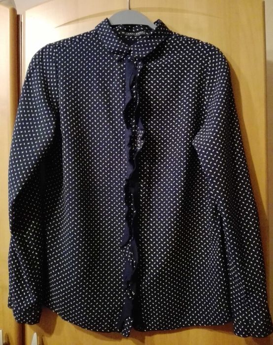 Bluzka koszulowa z drobnym wzorkiem, Carry