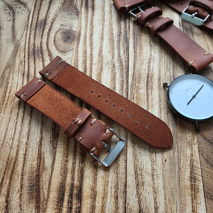 Ремінець для годинника шкіряний (18, 20, 22, 24 мм) seiko tissot IWC