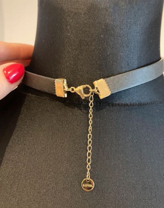 Naszyjnik choker serce