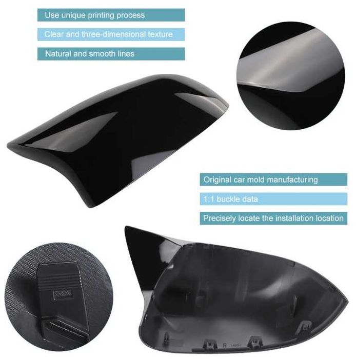 Capas espelho retrovisor BMW X3 F25, X4 F26, X5 F15, X6 F16