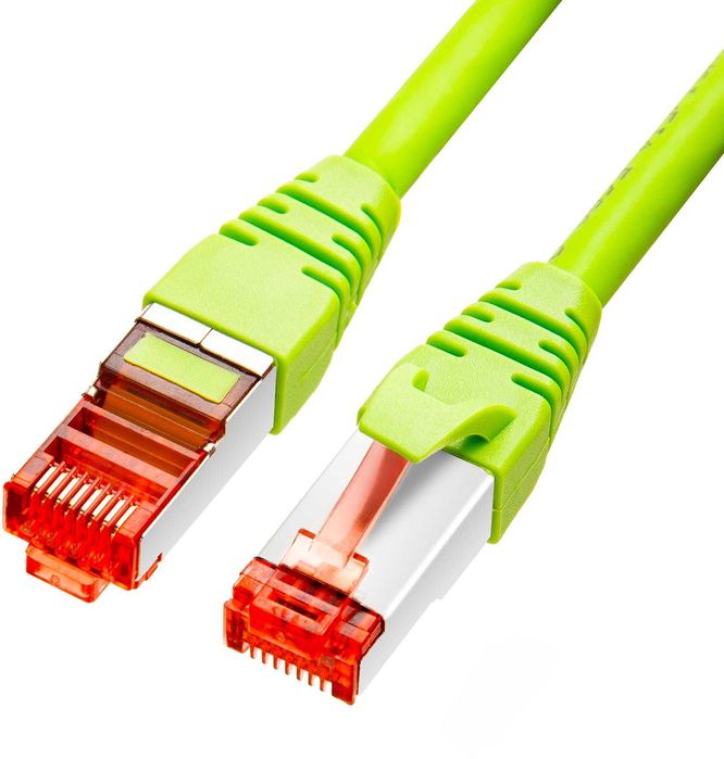 PATCHCORD skrętka GETFORT CAT.6A S/FTP LSOH 3m zielony 52884