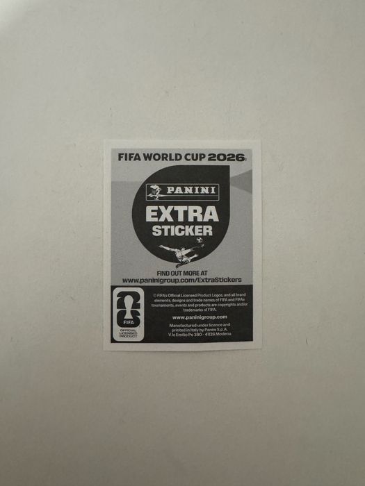 Panini Gold Extra Sticker CR7