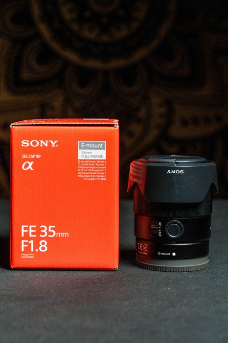 Lente Sony FE 35mm f 1.8 Full Frame SEL35f18F