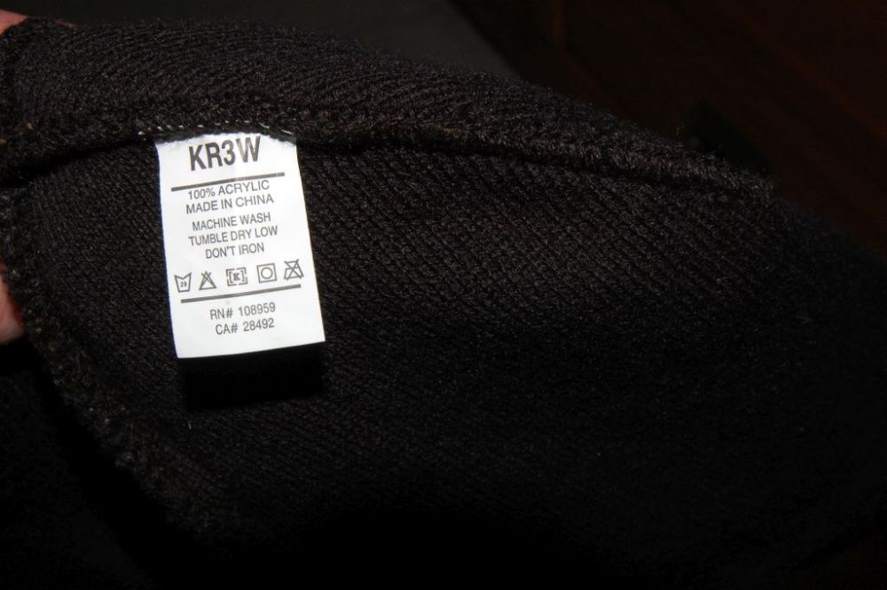 двойная шапка KR3W новая на голову 56-58см