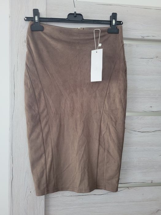 spódnica ołówkowa cappuccino rozmiar 36 S