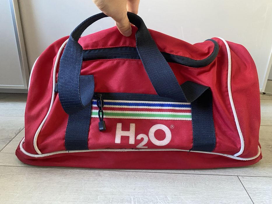 torba sportowa podróżna h2o 30l czerwona