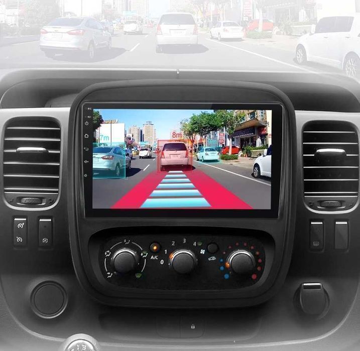Radio 2DIN 9" CarPlay Android Auto Navi GPS Renault Trafic/Vivaro PL