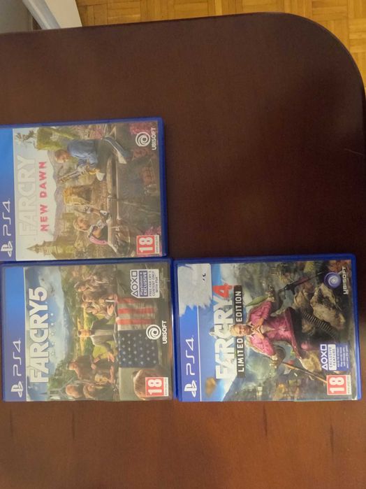 Far Cry 4+5+new dawn ps4
