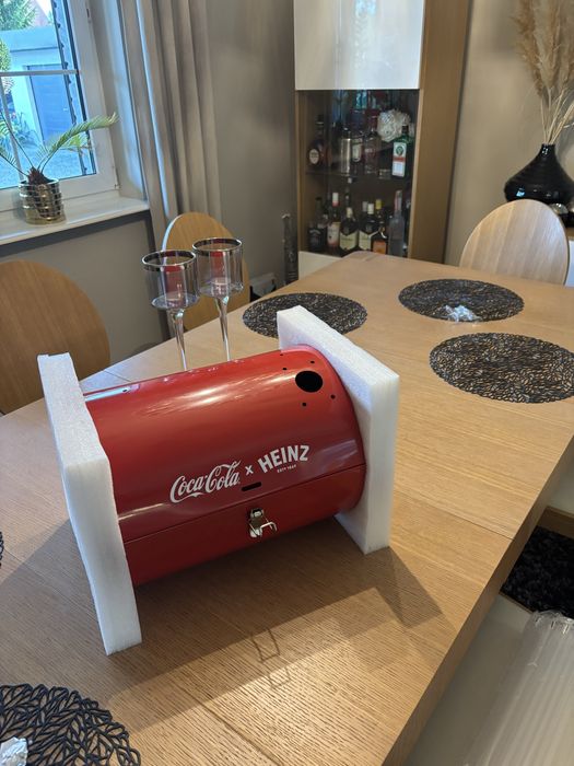 Unikat! Limitowany Grill Beczka Coca-Cola x Heinz – Nowy (Tylko 200 sztuk