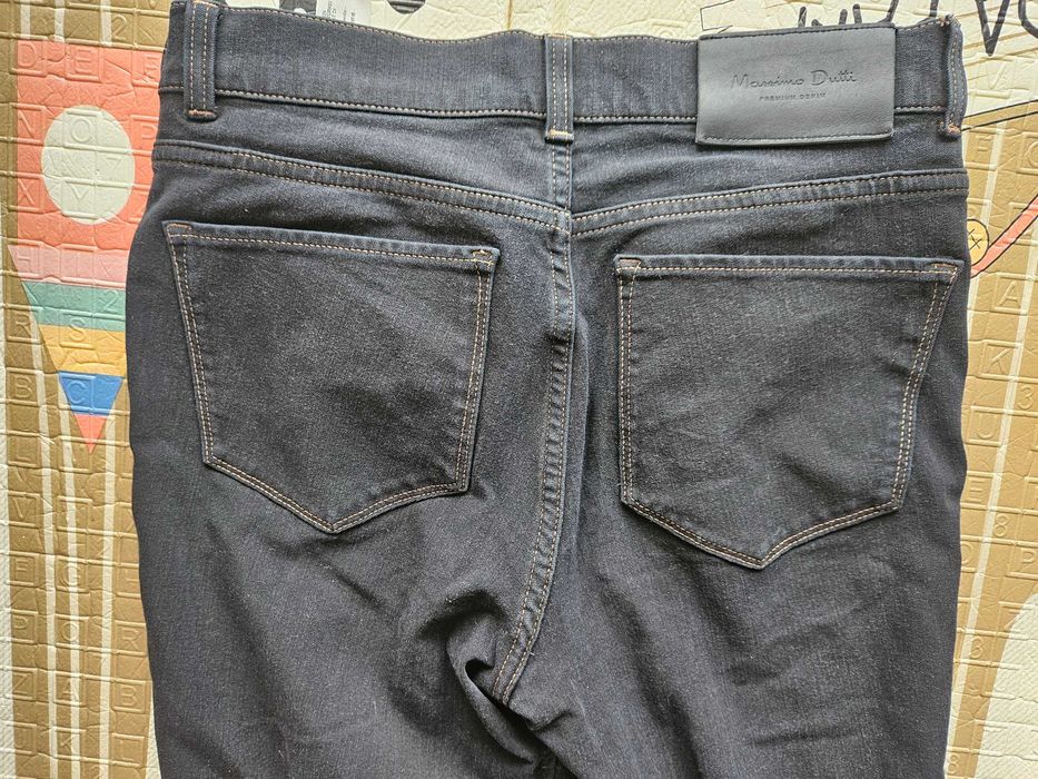Czarne damskie spodnie Massimo Dutti r.38