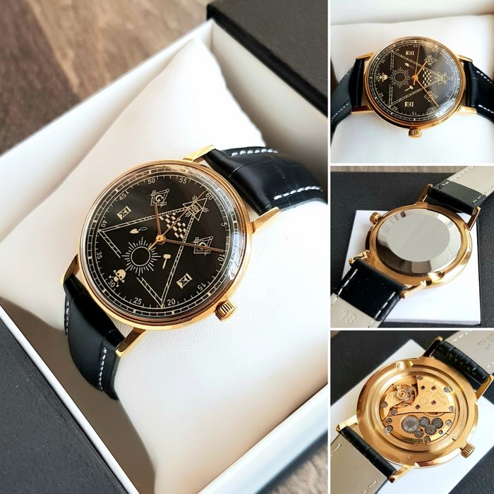 Годинник Луч Полет Масоны Механика СССР Калибр 2209 23 рубиновых камня