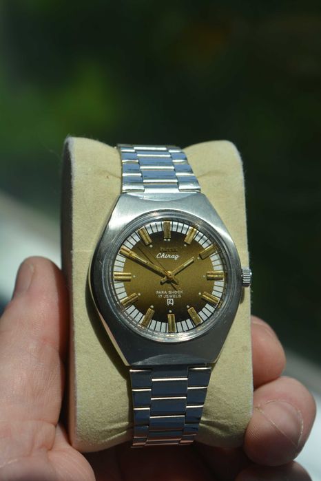 Vintage HMT Chirag Mechanical Handwinding 17 Kamieni