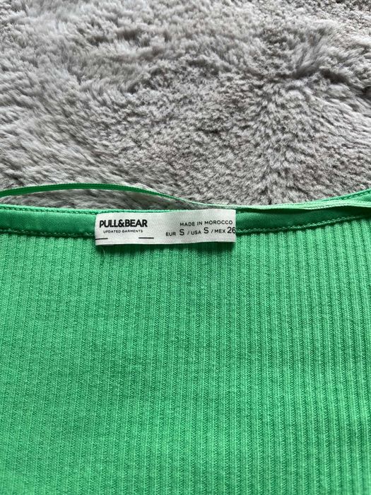 Crop top z marszczeniem#S