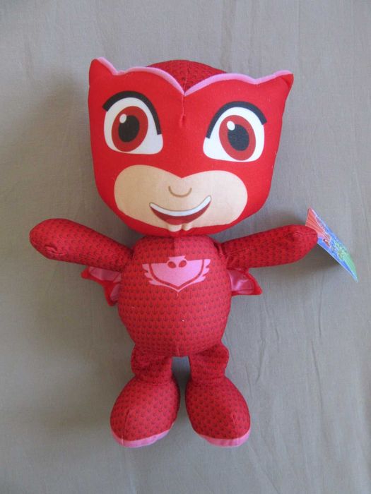 boneco peluche p j masks - catboy corujinha gekko 35 cm