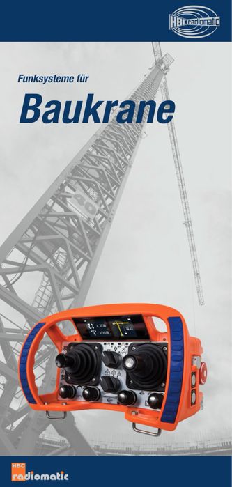 Пульти дистанційного управління до баштових кранів