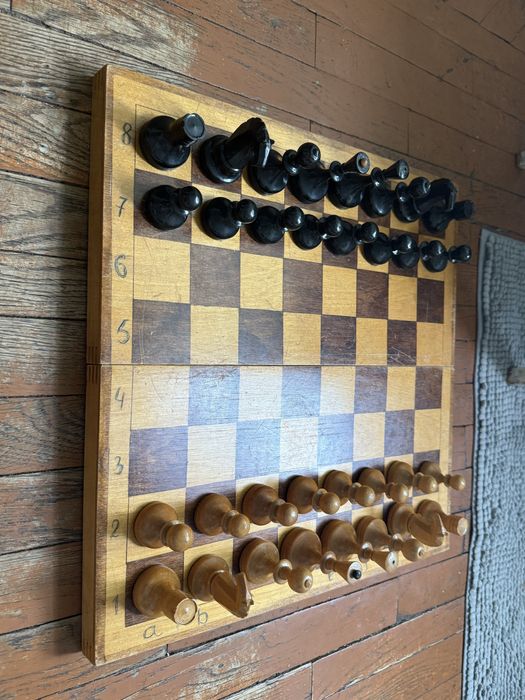 Шахматы винтажные доска 40 см