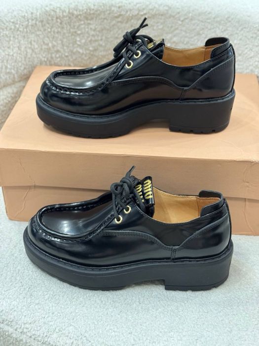 Лофери Miu Miu в коробці натуральна шкіра