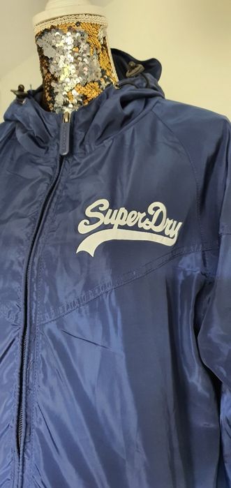 Kurtka superdry Rozmiar L Super stan raz założona granatowa lekka