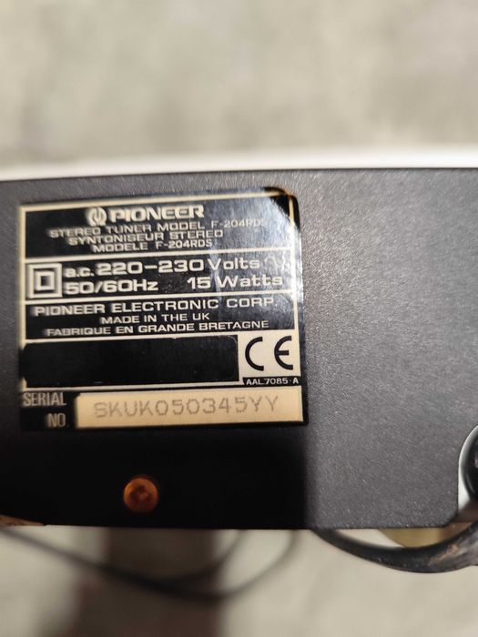 Rádio RDS Sony F204 RDS